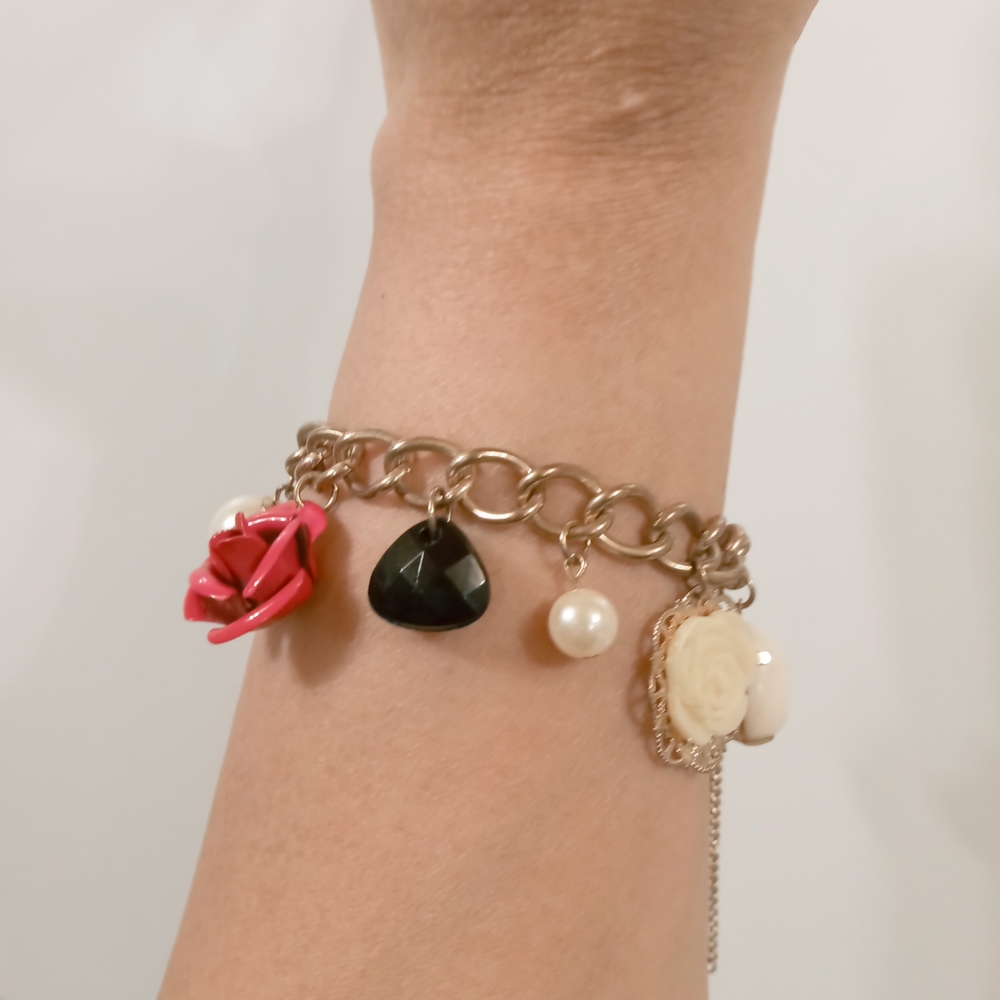 Vintage Betsey Johnson Charms Bracelet